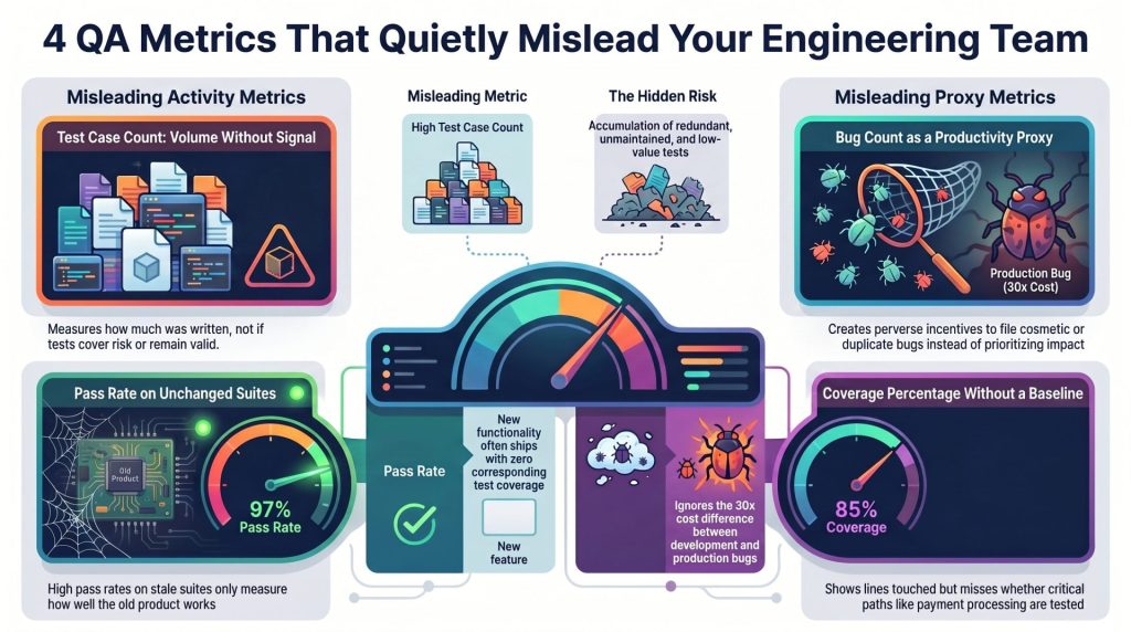 4 QA metrics that quietly mislead your engineering team