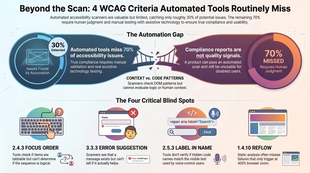 4 WCAG Criteria Automated Tools Miss