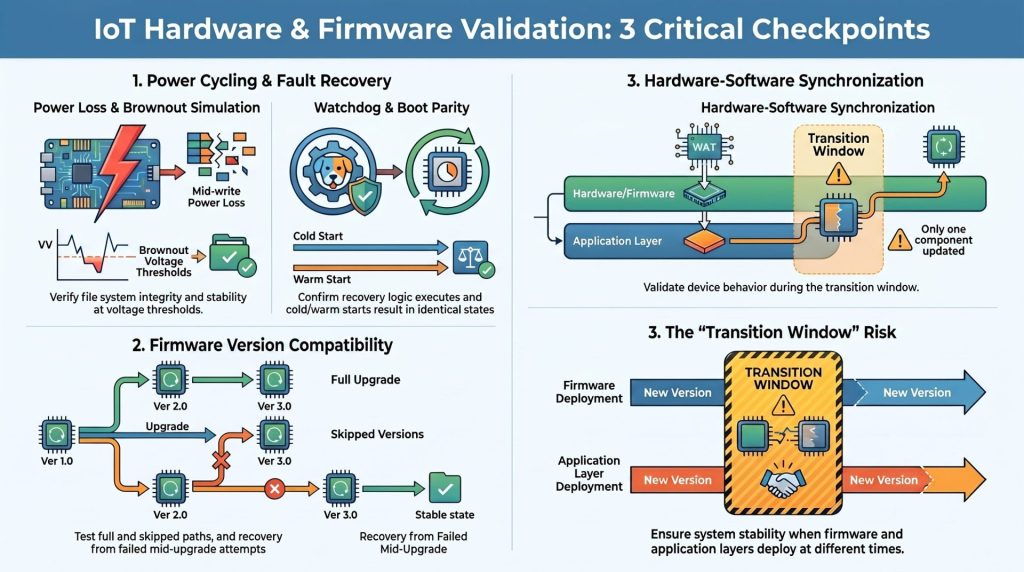 Hardware and Firmware Validation Checkpoints