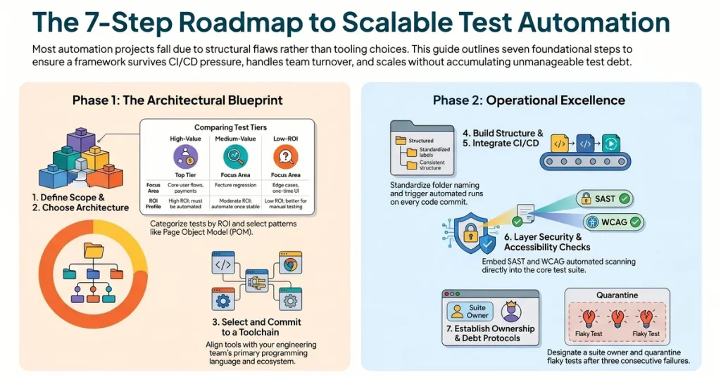 7 Steps to Build a Test Automation Framework